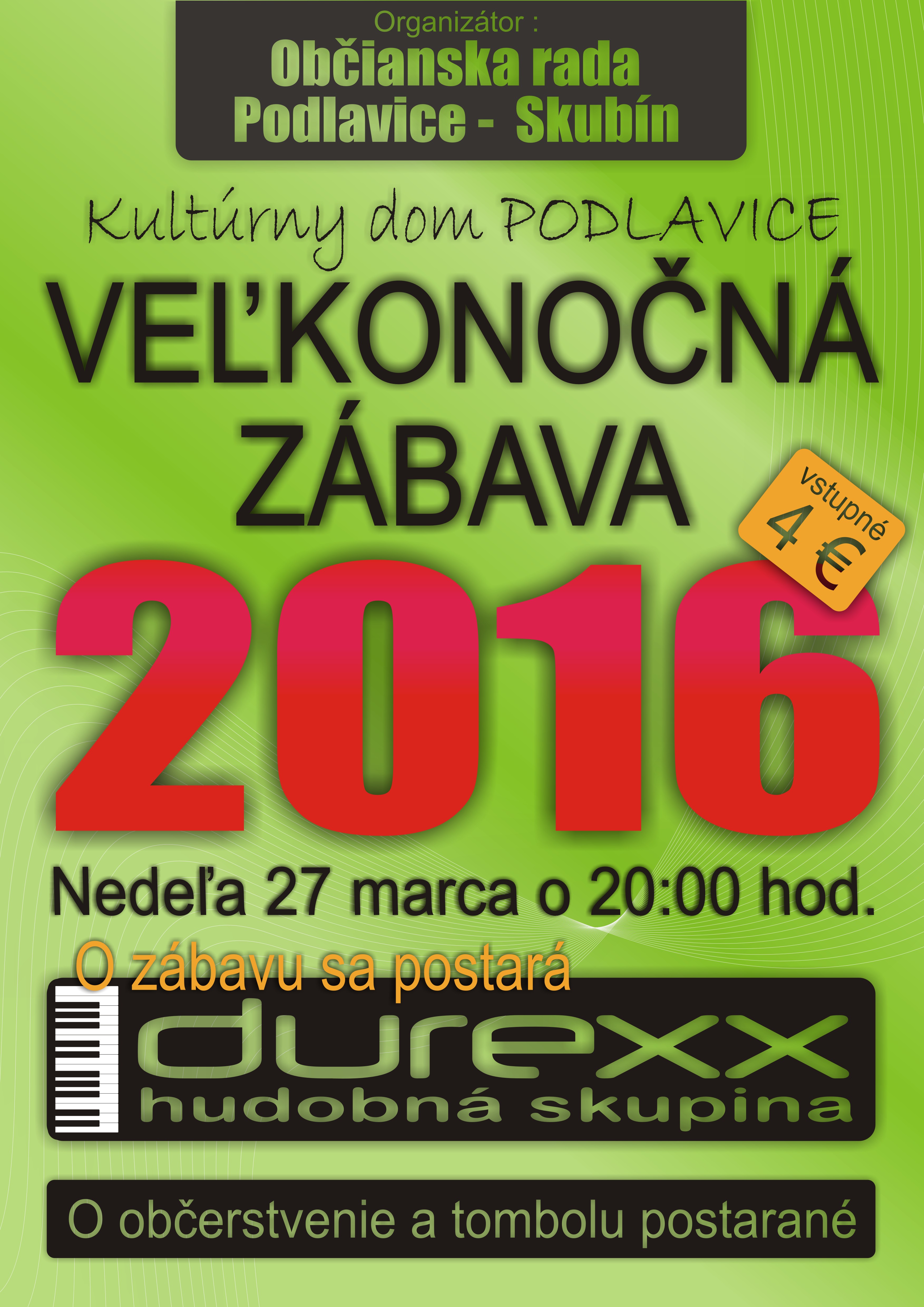 Vekonon zbava Podlavice 2016