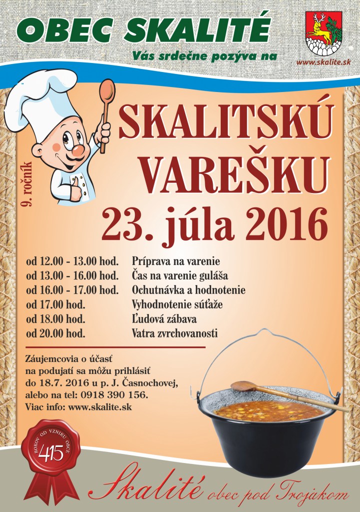 Skalitsk vareka Skalit 2016 - 9. ronk