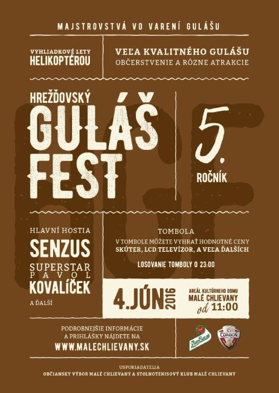 Hreovsk Gul Fest 2016 Mal Chlievany - 5. ronk