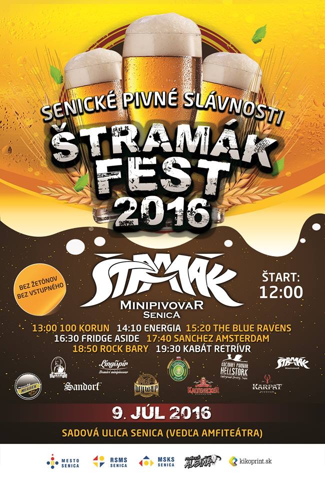 Senick pivn slvnosti - tramk Fest 2016 