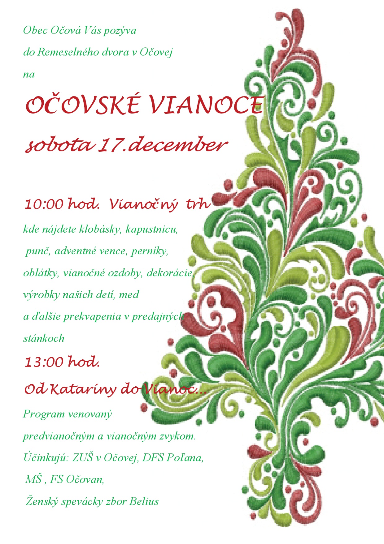 OOVSK VIANOCE - Vianon trh a Od Katarny do Vianoc Oov 2016