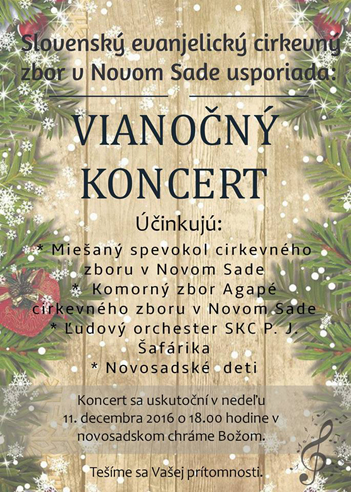 Vianon koncert v novosadskom chrme Boom 2016
