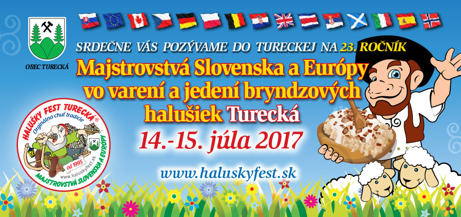 Majstrovstv Slovenska a Eurpy vo varen a jeden bryndzovch haluiek Tureck - 2017
