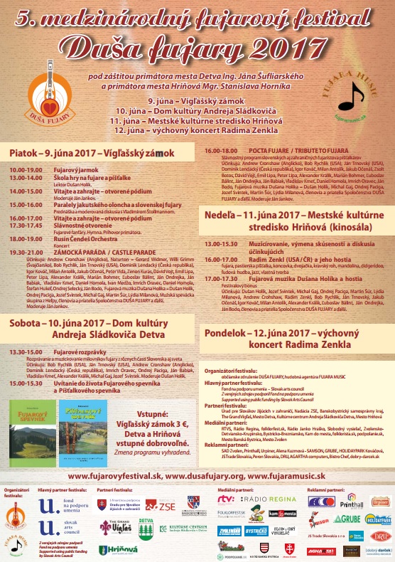 5. medzinrodn fujarov festival DUA FUJARY 2017