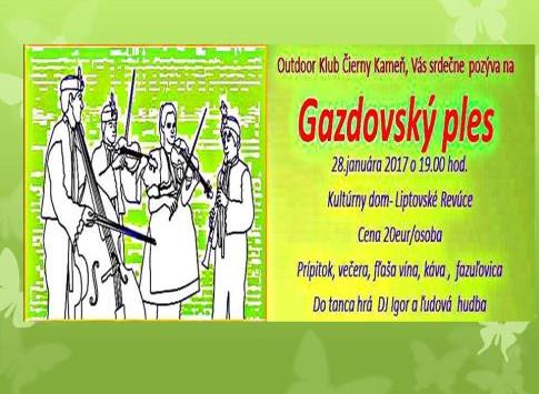 Gazdovsk ples Liptovsk Revce 2017