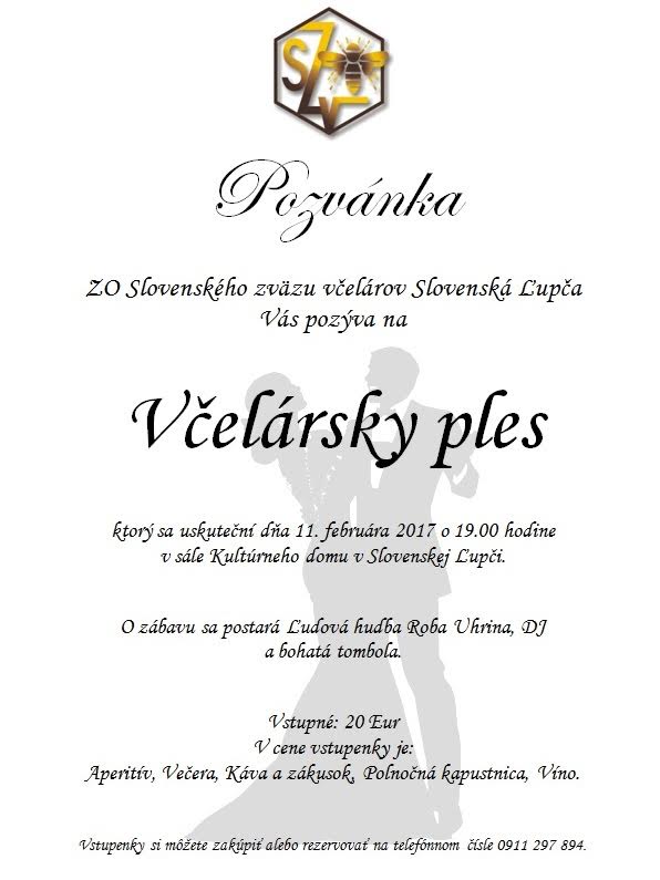 Velrsky ples Slovensk upa 2017