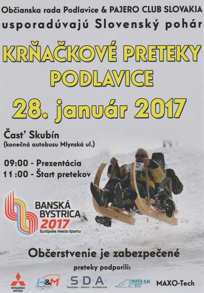 Krakov preteky Podlavice 2017