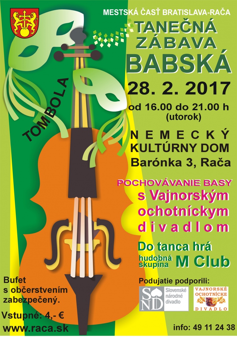 Babsk tanen zbava a pochovvanie basy Raa 2017