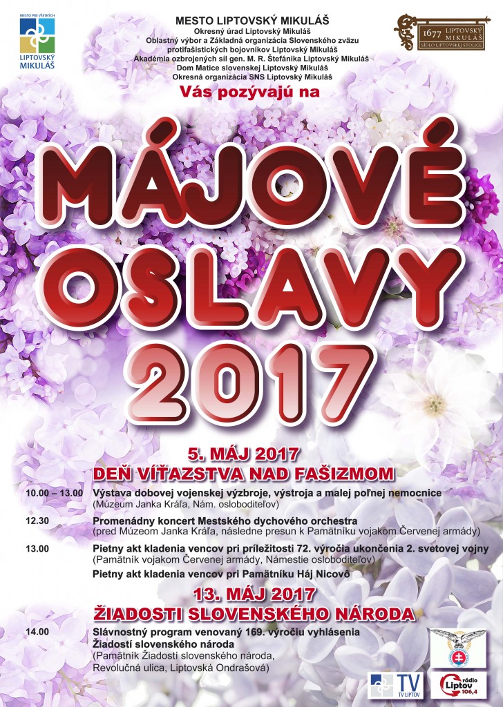 Mjov oslavy - iadosti slovenskho nroda 2017 Liptovsk Mikul - 169. vroie