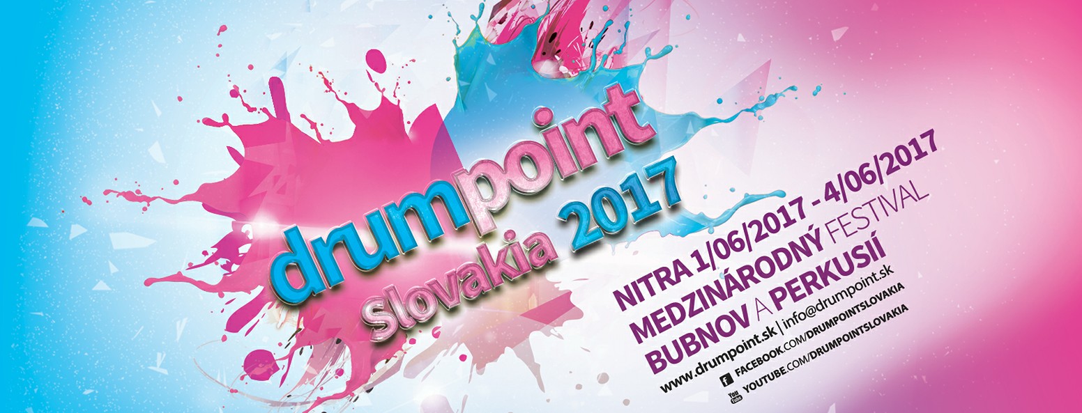 Festival drumpoint Slovakia 2017 Nitra - 4. ronk medzinrodnho festivalu bubnov a perkusi