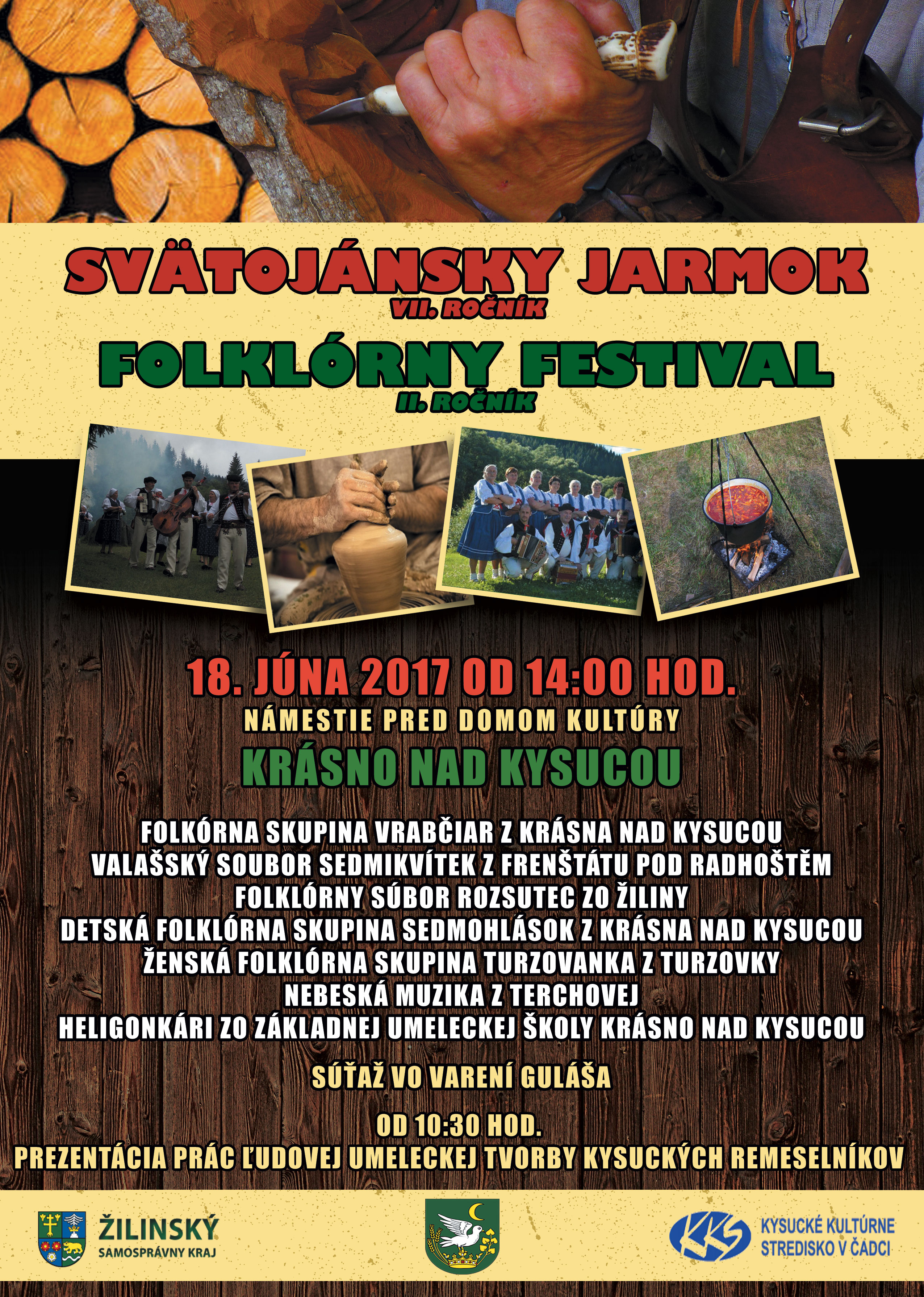 VII. ronk Svtojnskeho jarmoku a II. ronk Folklrneho festivalu Krsno nad Kysucou 2017