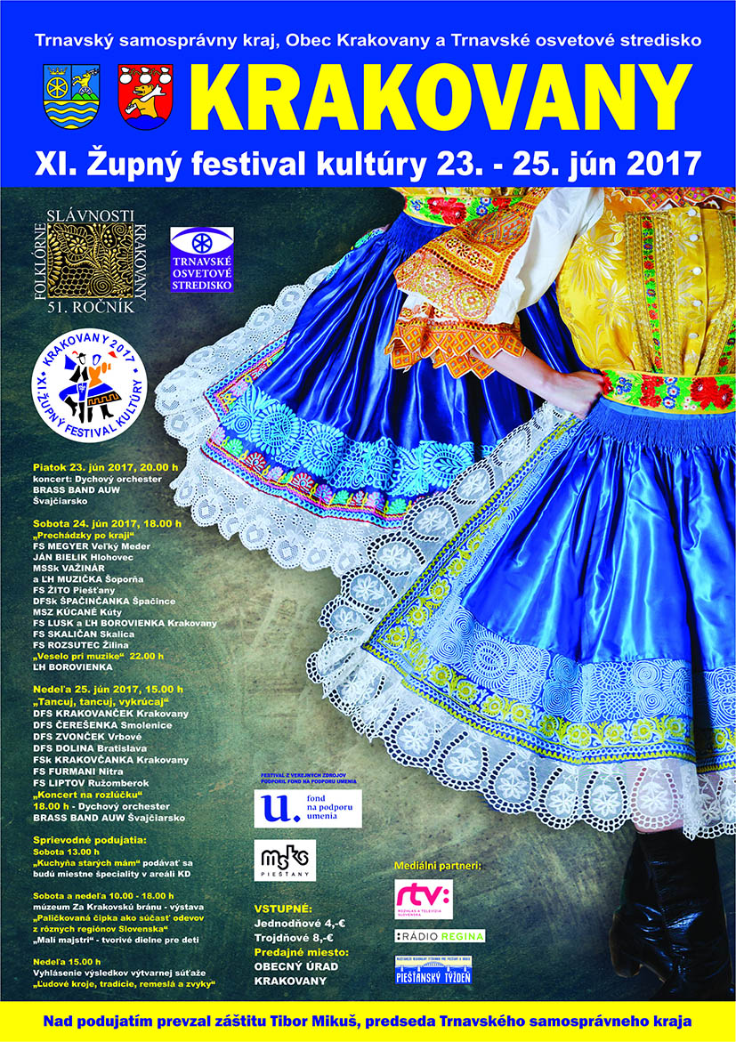 XI. upn festival kultry Krakovany 2017