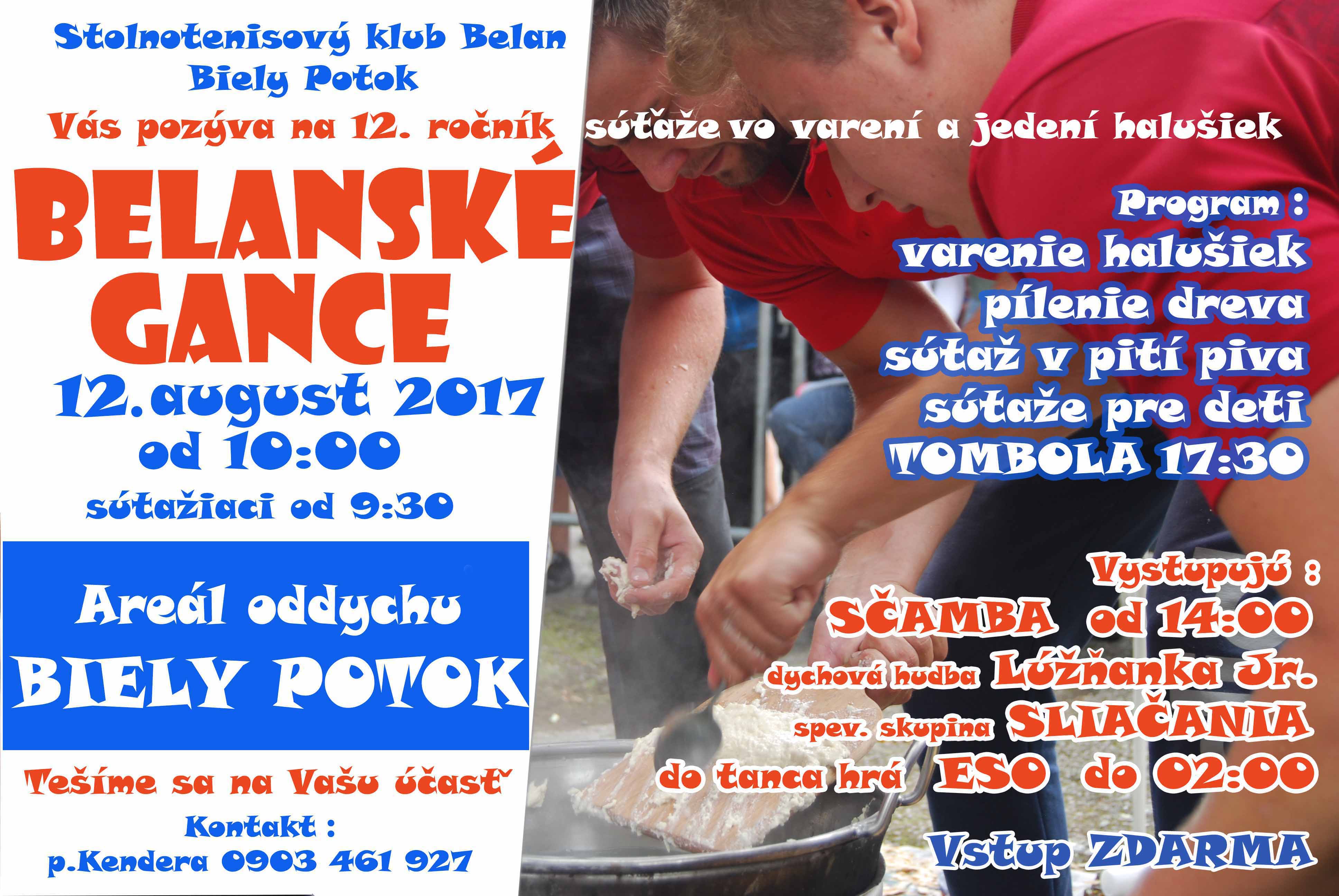 12. ronk Belanskch gancov Biely Potok 2017
