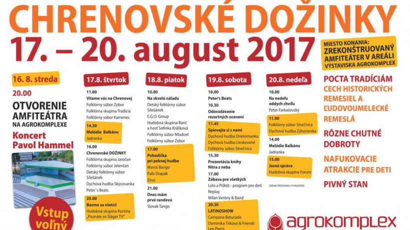 Chrenovsk stnky 11. ronk a Doinkov slvnosti  2017 Nitra