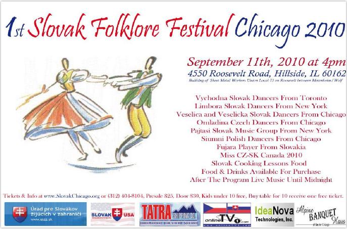 1st Slovak Folklore Festival Chicago 2010