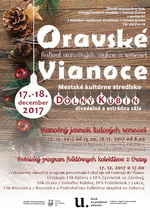 Oravsk Vianoce a jarmok udovch remesiel Doln Kubn 2017