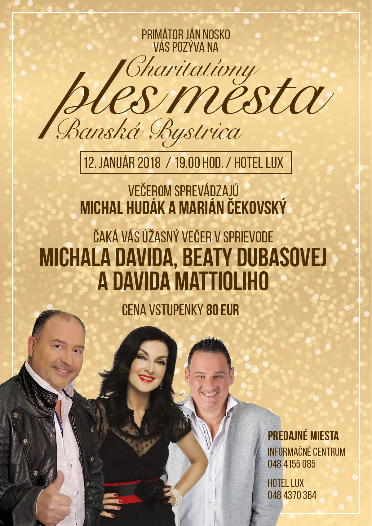 Charitatvny ples mesta Bansk Bystrica 2018