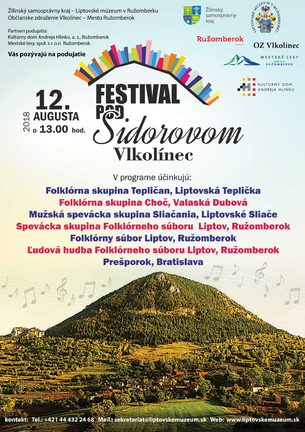Festival pod Sidorovom 2018 Vlkolnec - 5. ronk