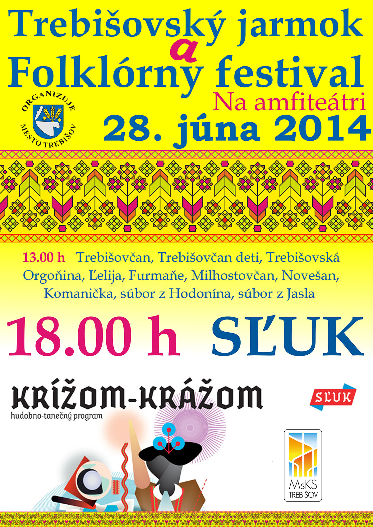 Trebiovsk folklrny festival Trebiov 2014