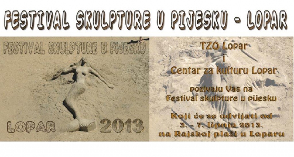 Festival skulpture u pijesku / Festival Skulpturen in den Sand