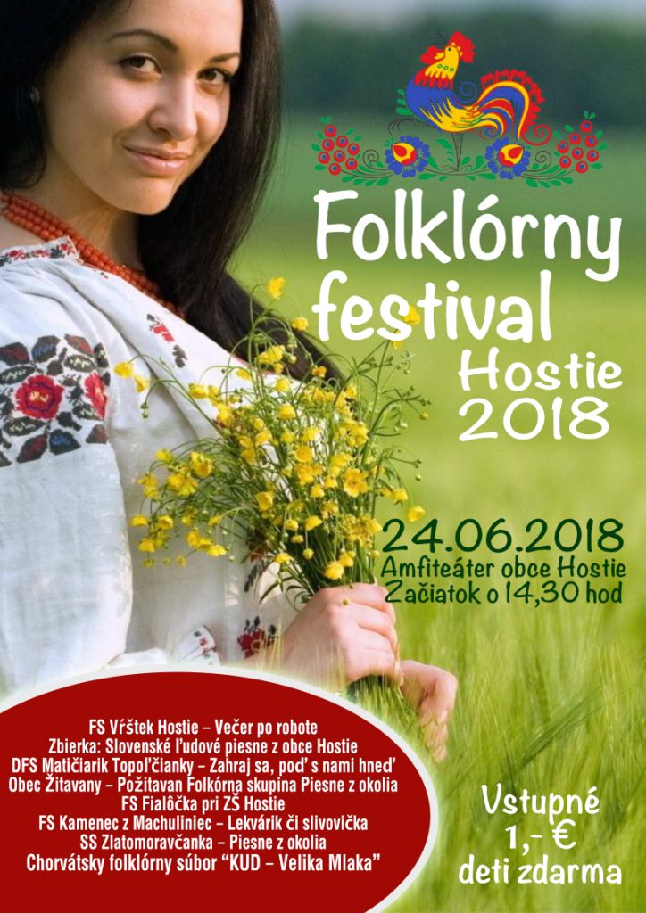 Folklrny festival Hostie 2018 - 11. ronk