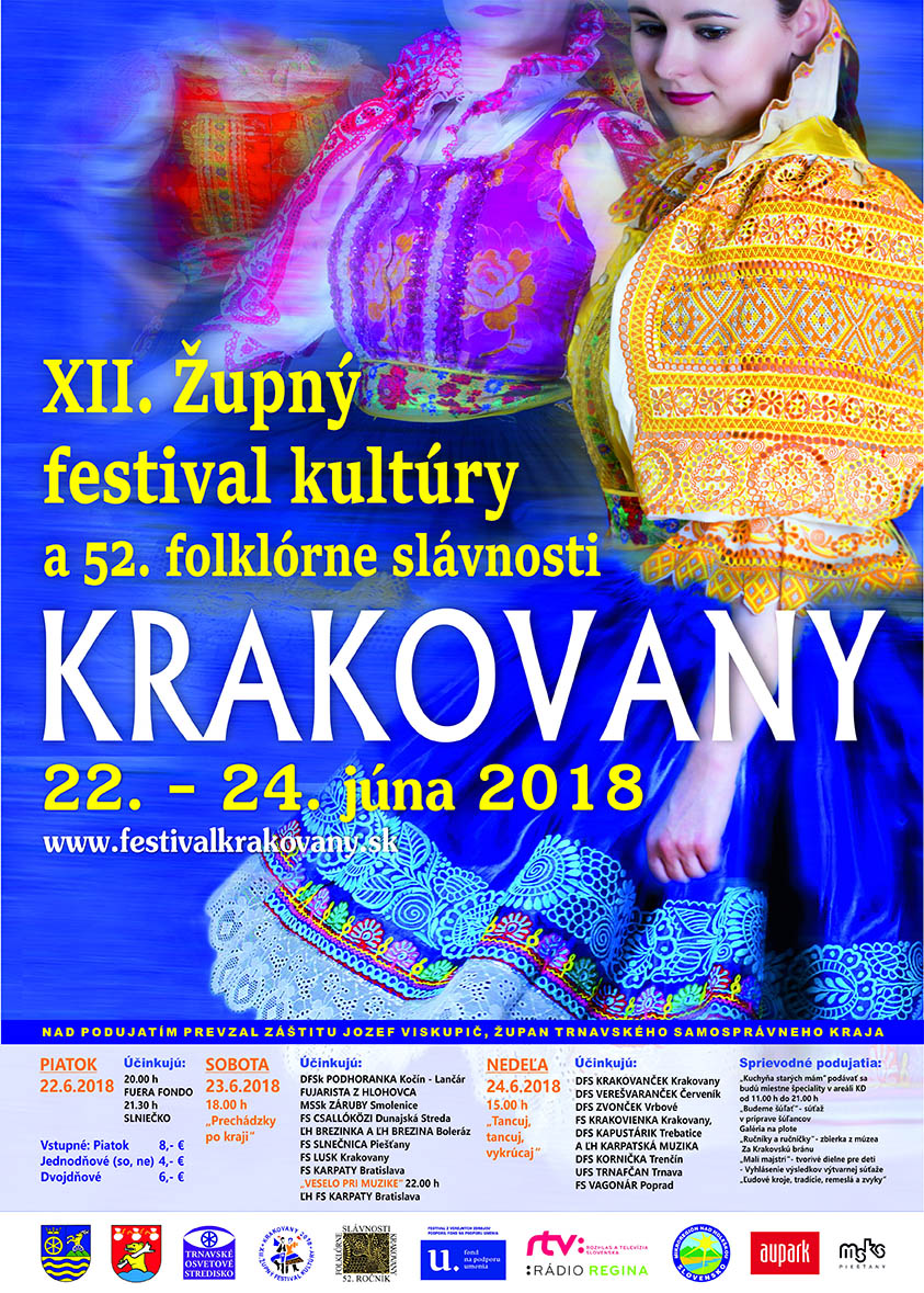 XII.upn festival kultry Krakovany a 52. folklrne slvnosti 2018