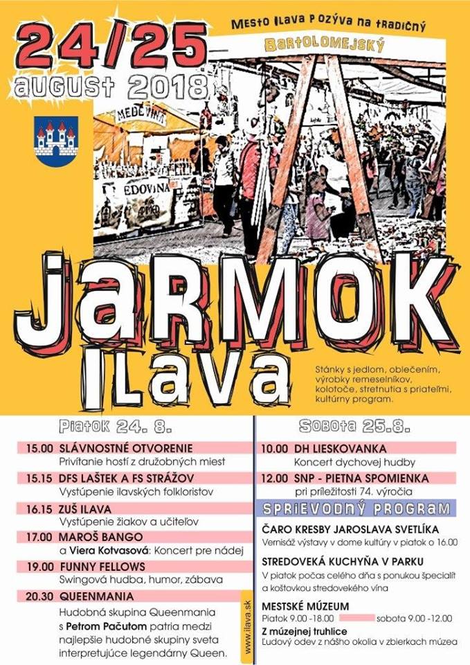 Bartolomejsk jarmok 2018 Ilava