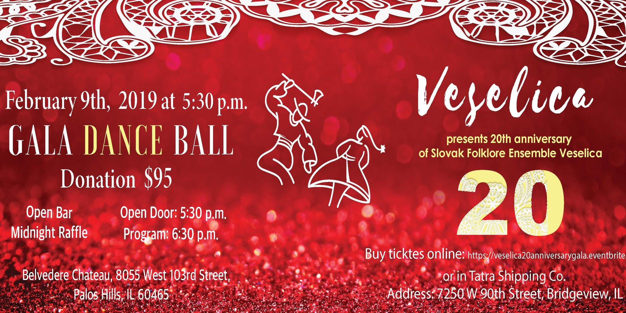 Gala Ball 2019 Chicago - 20th Anniversary of Slovak Folklore Ensemble Veselica...