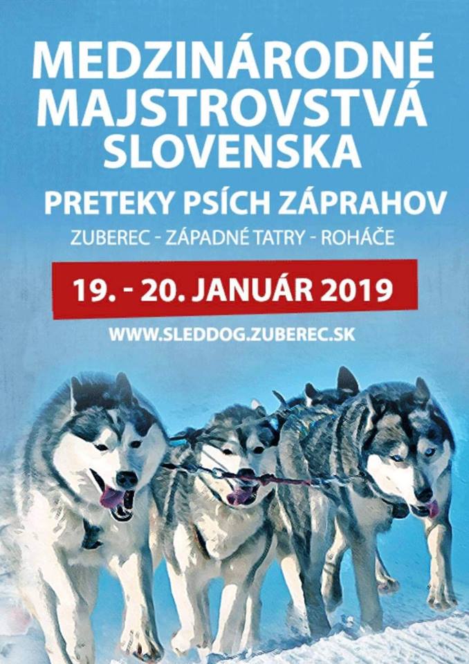 Preteky psch zprahov Zuberec 2019 - Medzinrodne majstrovstv Slovenska