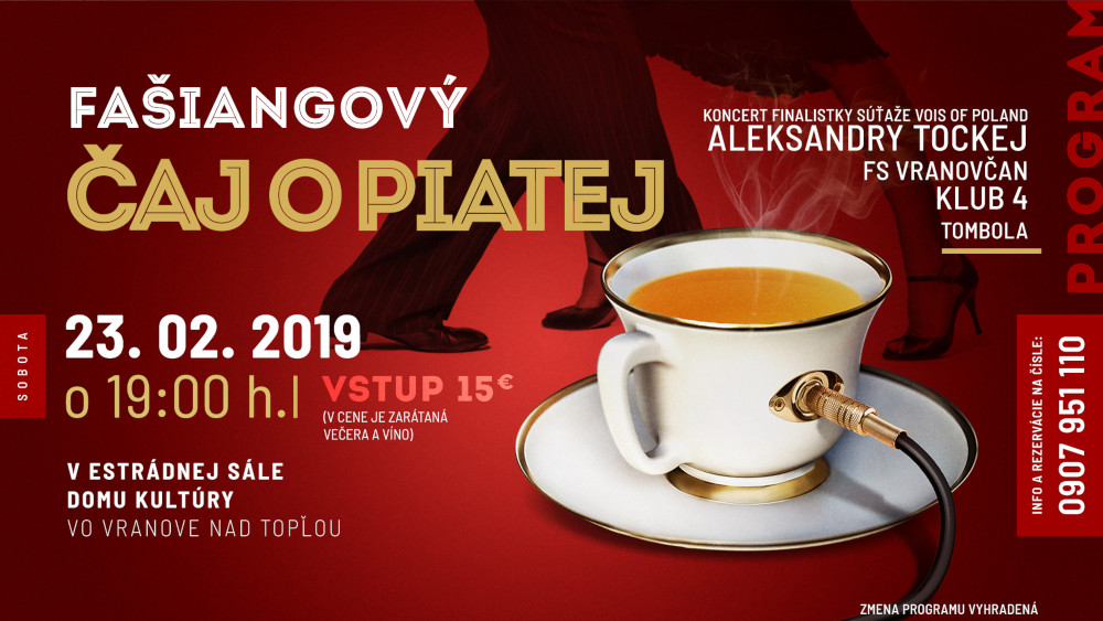 Faiangov aj o piatej 2019 Vranov nad Topou
