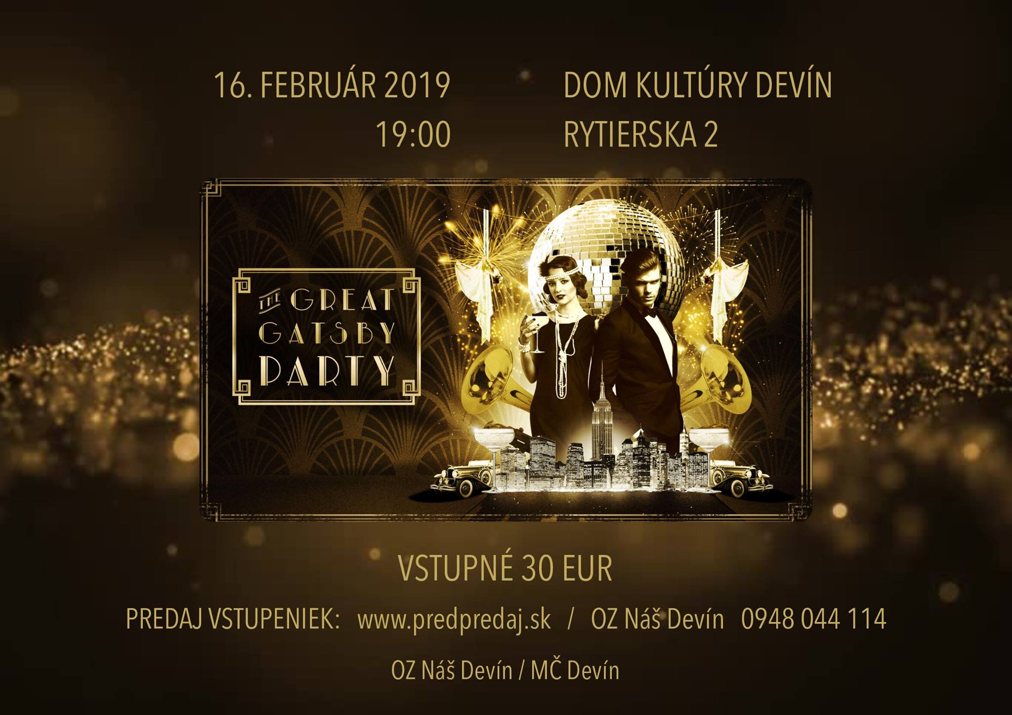 The Great Gatsby prty ples 2019 Devn