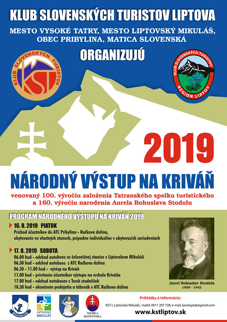 Nrodn vstup na Kriv 2019