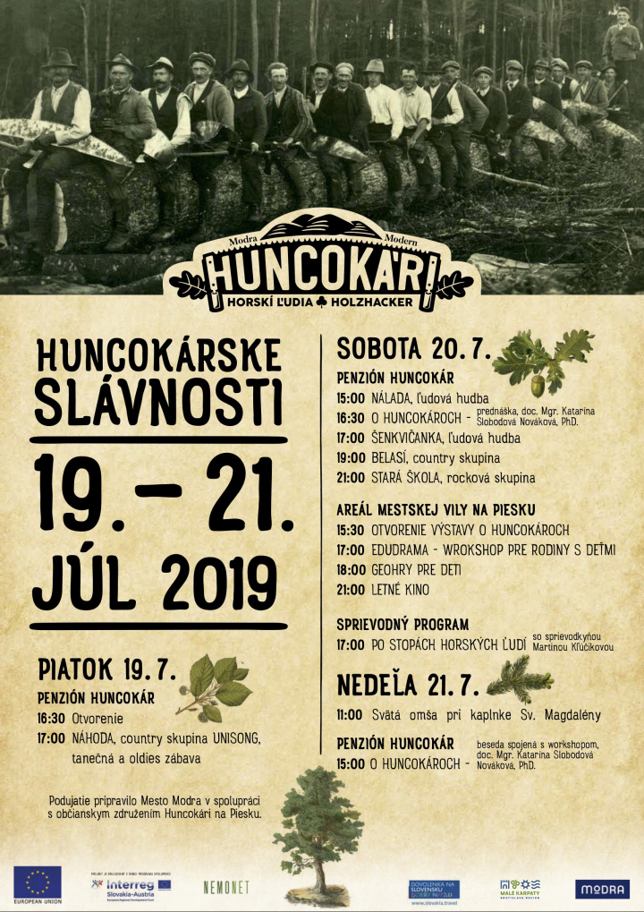 Letn slvnosti  Huncokrske hody Modra - Piesok 2019 - 15. ronk