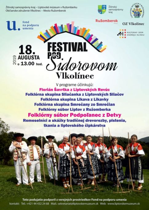 Festival pod Sidorovom Vlkolnec 2019 