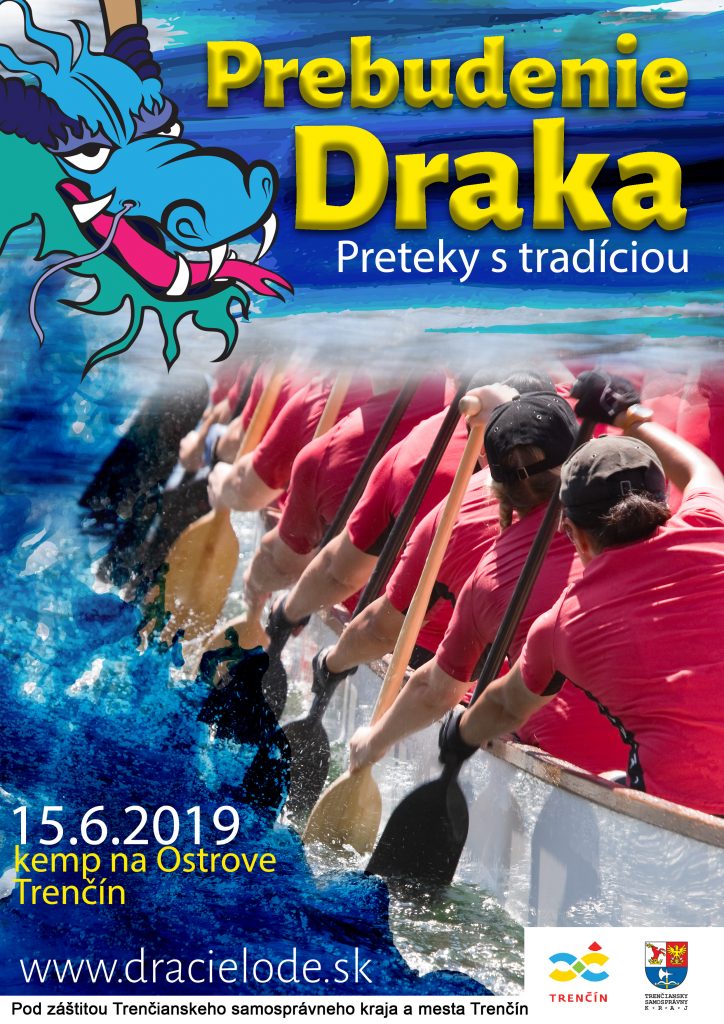 Prebudenie Draka Trenn 2019 - preteky drach lod