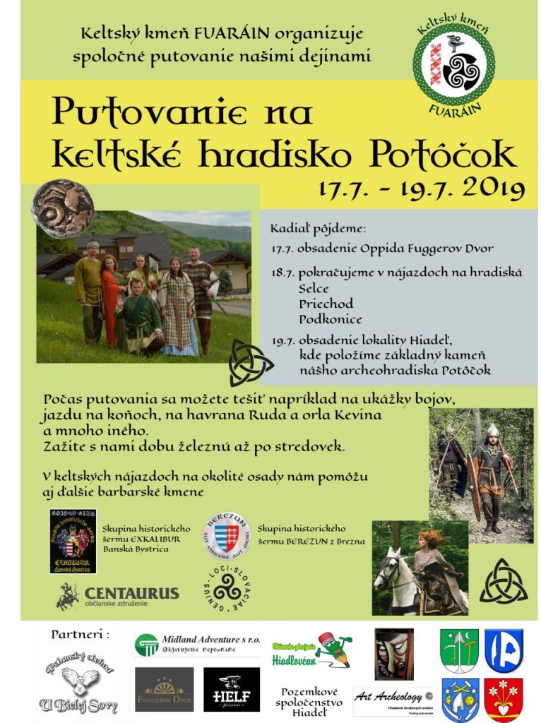 Putovanie na keltsk hradisko Potok 2019 Priechod