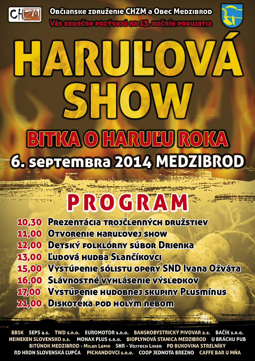 Haruľová show Medzibrod  2014 - 13. ročník