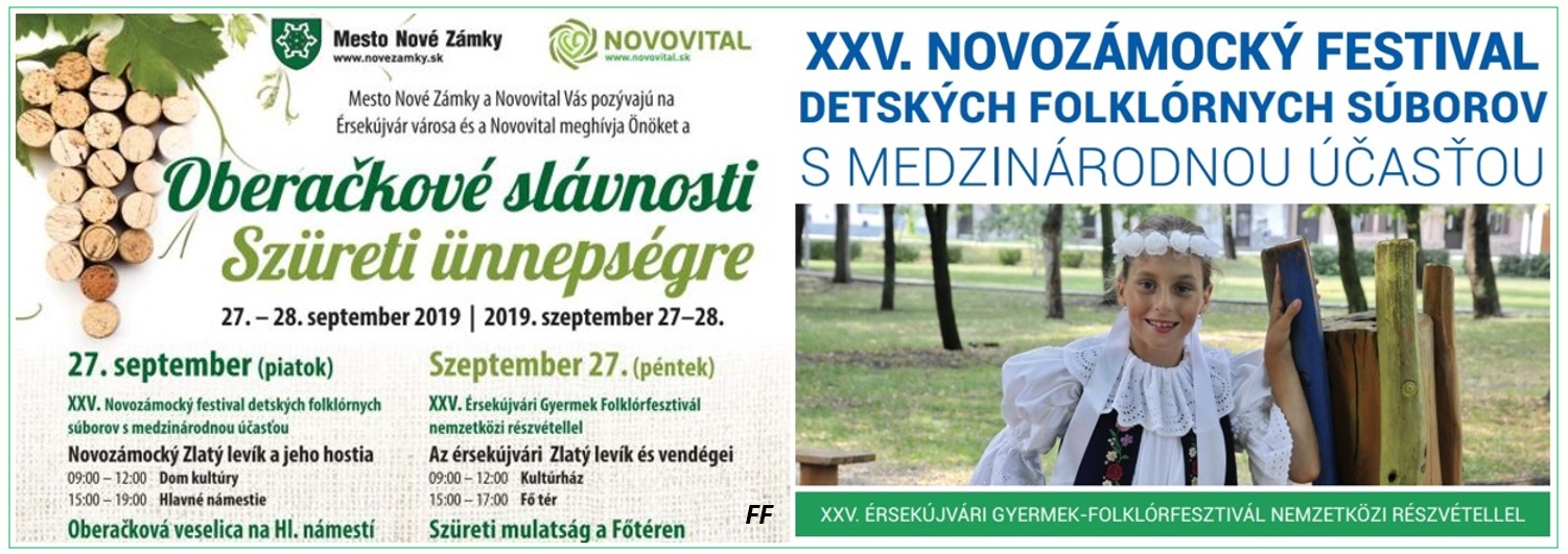 Oberakov slvnosti a XXV. Novozmock festival detskch folklrnych sborov s medzinrodnou asou 2019