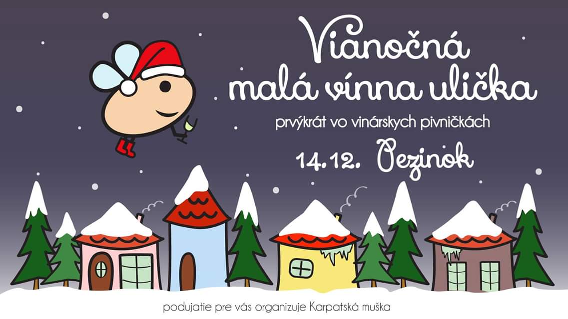 Vianočná malá vínna ulička Pezinok 2019