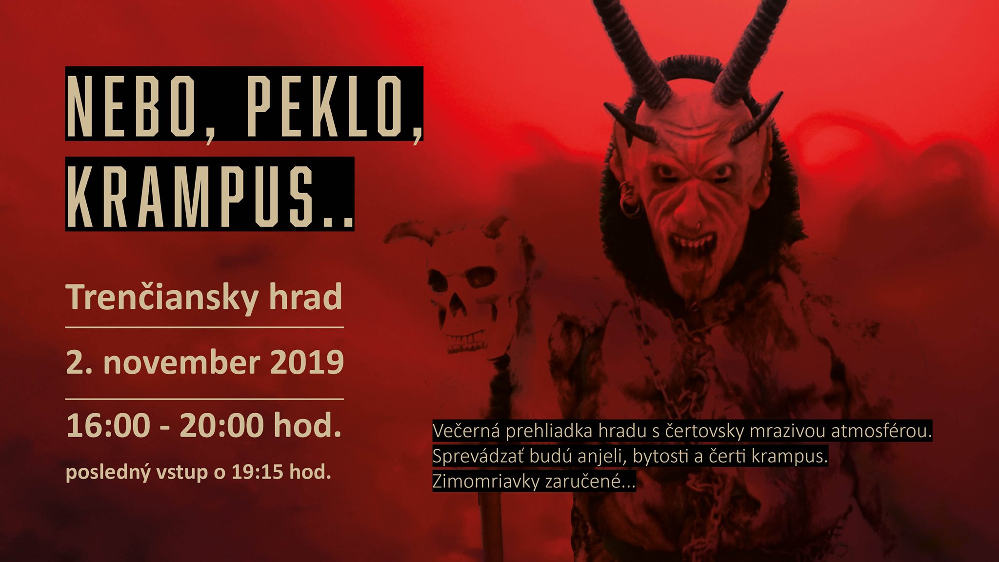 Nebo, peklo, krampus... 2019 Trenčín