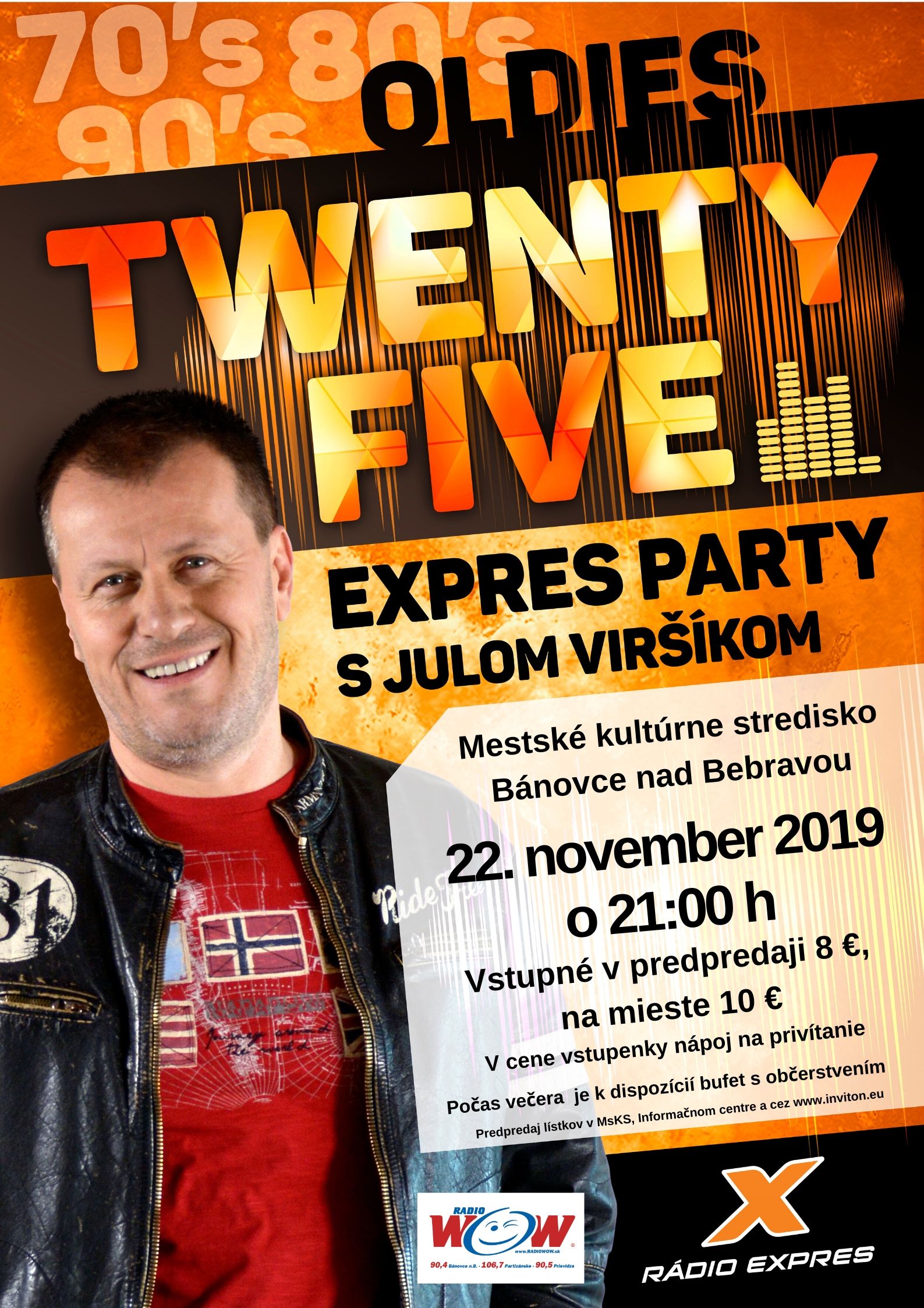 Twentyfive Expres Oldies Party 2019 Bánovce nad Bebravou