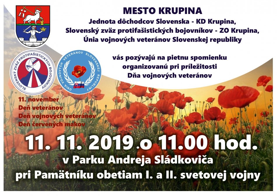 Deň vojnových veteránov Krupina 2019