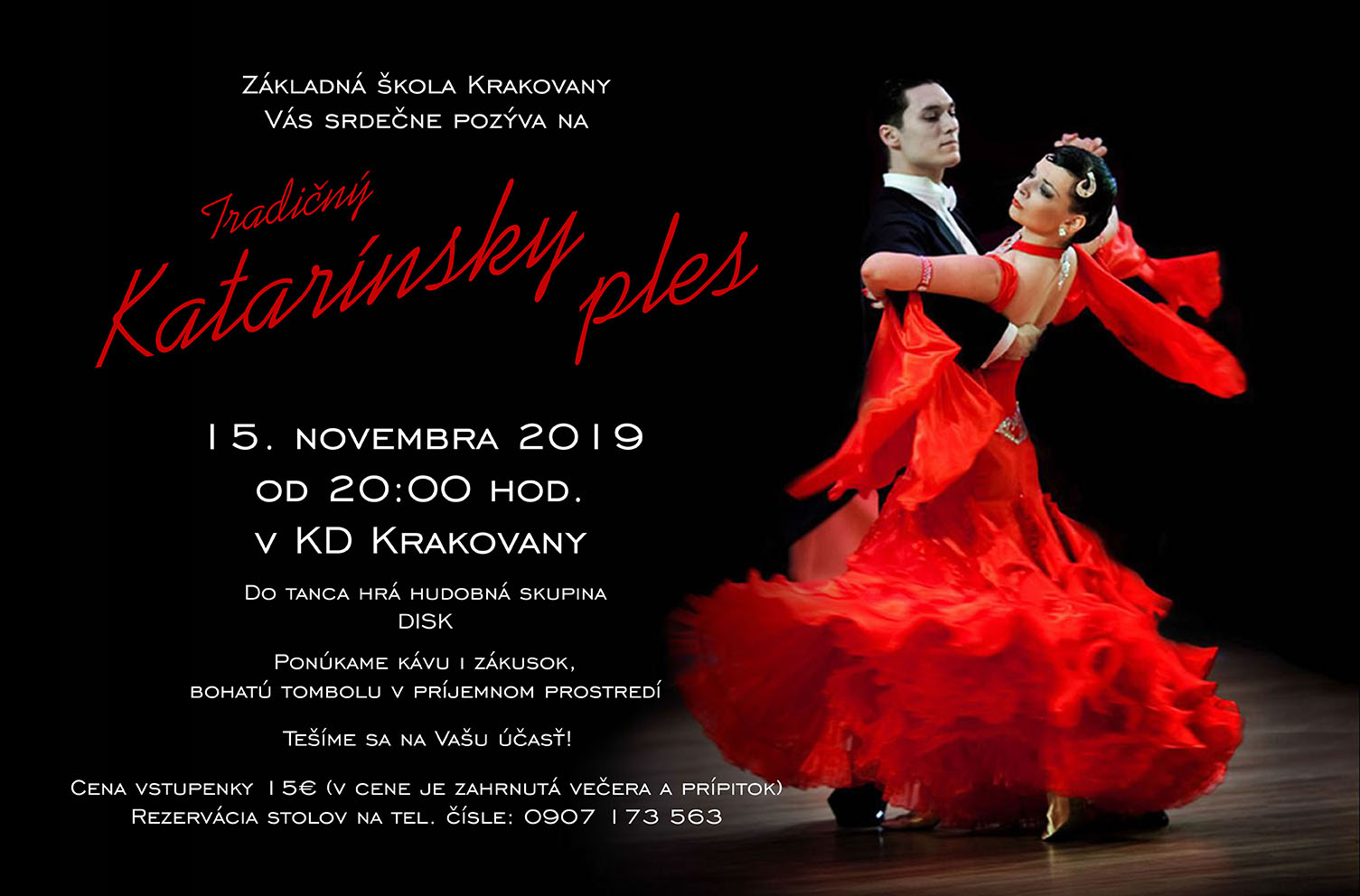 Tradičný Katarínsky ples Krakovany 2019