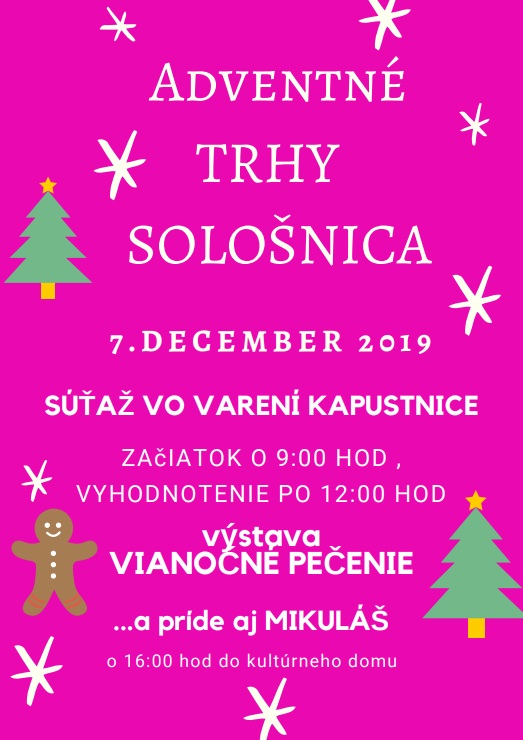 Súťaž vo varení kapustnice Sološnica 2019
