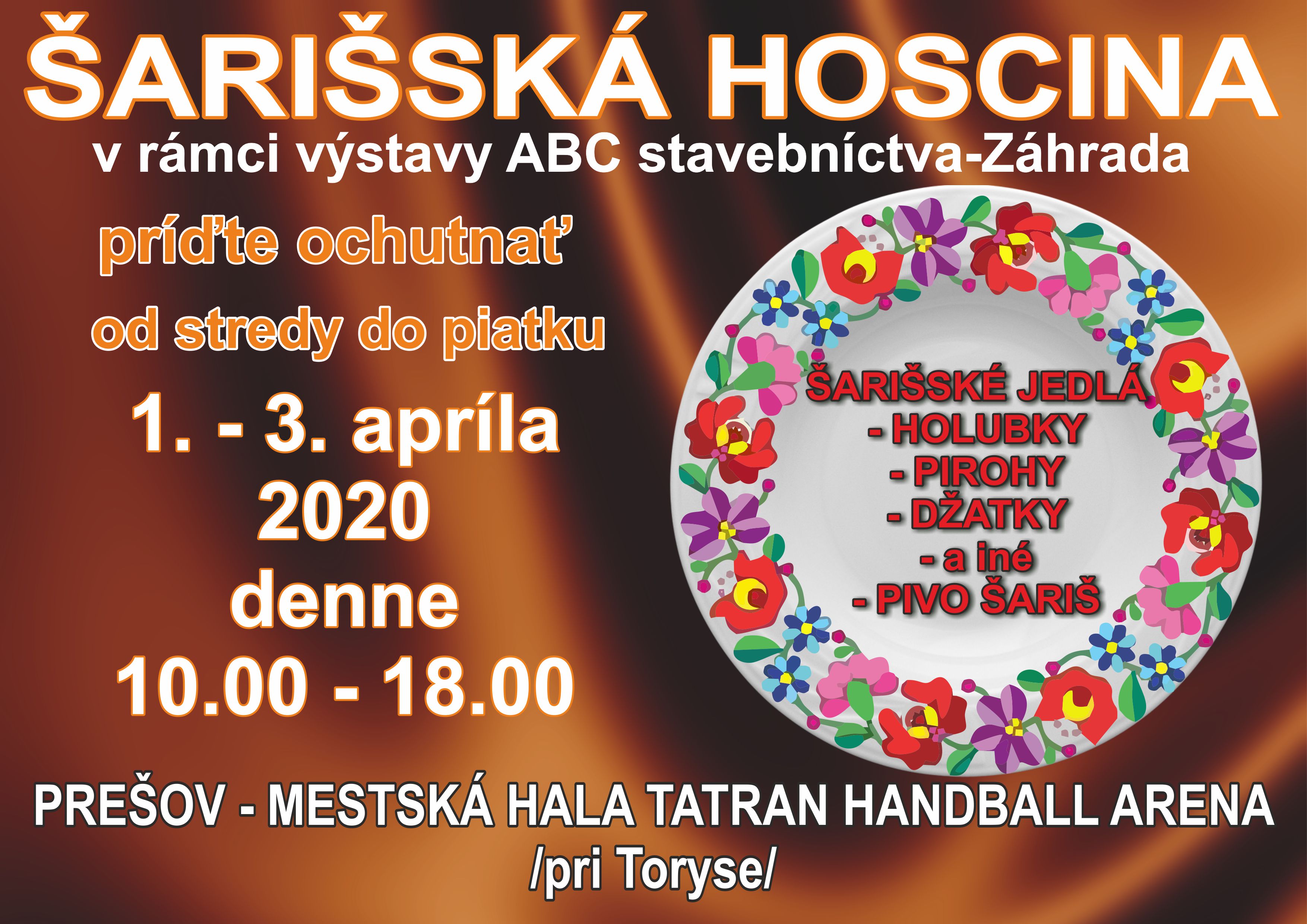 Šarišská hoscina Prešov 2020