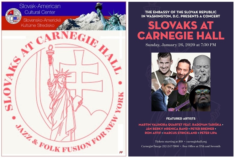 Slovaks at Carnegie Hall / Slovci v Carnegie Hall 2020 New York - koncert ert