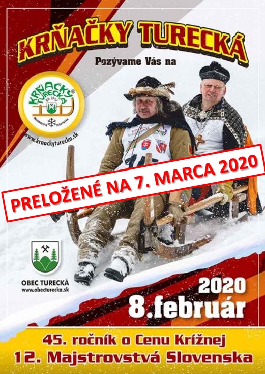 Kraky Tureck 2020 - 45. ronk o Cenu Krnej a 12. Majstrovstv Slovenska  POZOR ZMENA TERMNU!!!