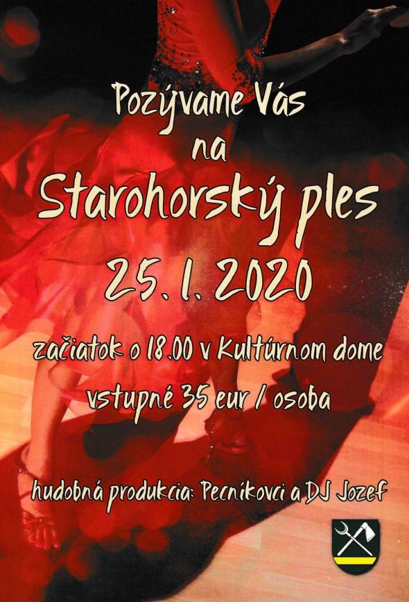 Starohorský ples 2020 Staré Hory