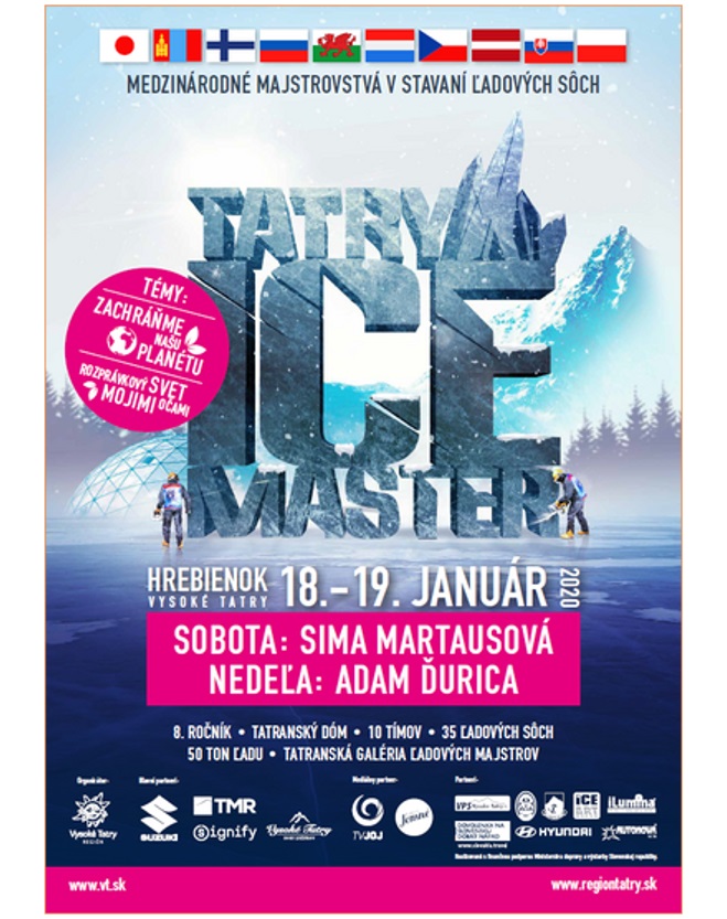 Tatry Ice Master Hrebienok 2020 - 8. ročník medzinárodných majstrovstiev v stavaní ľadových sôch