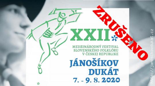 ZRUEN - - - XXII.  medzinrodn festival slovenskho folklru v R JNOKOV DUKT 2020 Ronov pod Radhotm 